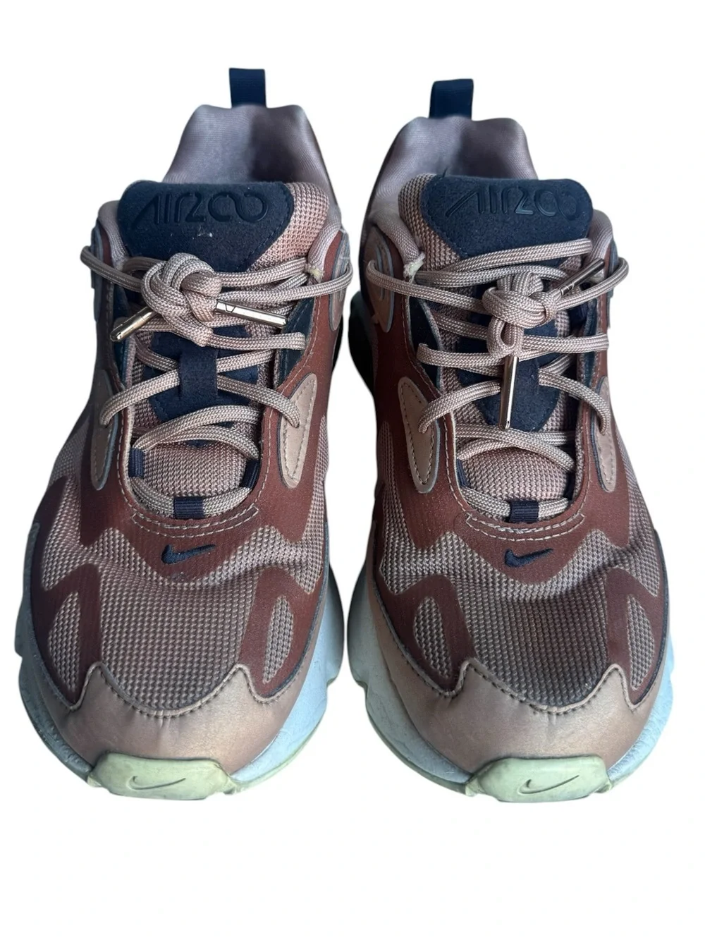 Nike Air Max-style Air 200 Retro Pink Brown Mesh Streetwear Sneakers Women’s 7.5